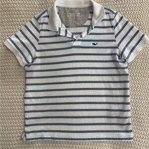 Vineyard Vines Kids Blue Striped Polo Shirt